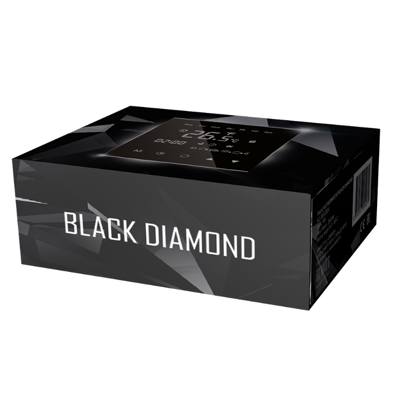 Терморегулятор программируемый с зеркальным Iqwatt IQ THERMOSTAT BLACK DIAMOND 00407 в Туле