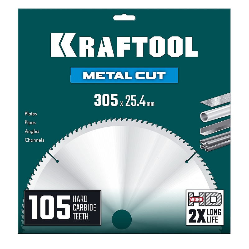Диск пильный по металлу и стали Kraftool Metal Cut 36954-305-25.4-105, 305 х 25.4 мм, 105Т в Иваново