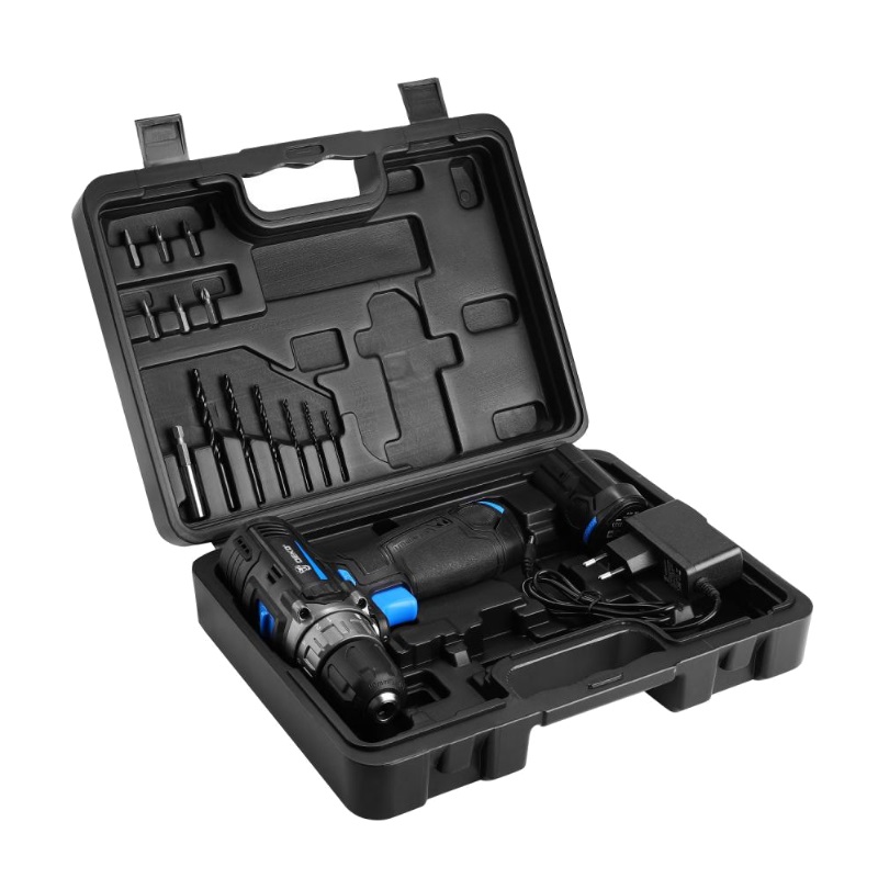 Аккумуляторная дрель-шуруповерт Deko DKCD12V PRO 083-1007 (в кейсе + оснастка 13 шт., 12В, 2х2.0Ач, ЗУ) в Муроме