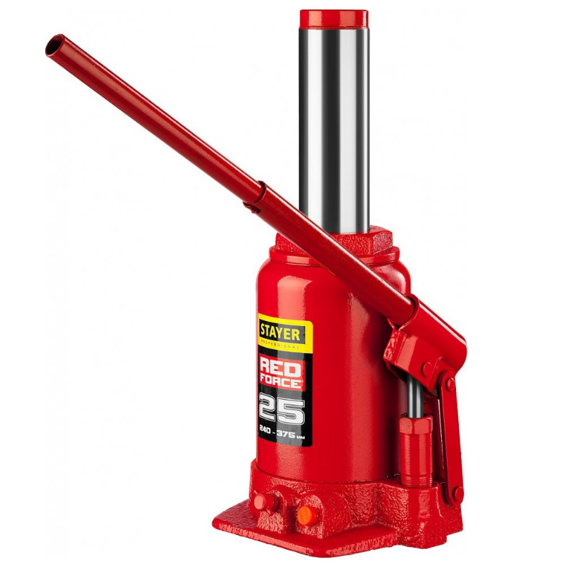 Домкрат гидравлический бутылочный Stayer "Red force" 43160-25 43160-25_z01, 25т, 240-375 мм в Иваново