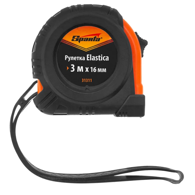 Рулетка Sparta Elastica 31311, 3м*16мм, обрезиненный в Ярославле