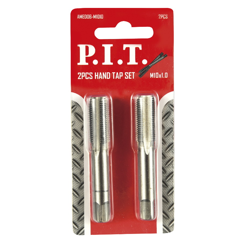 Метчики P.I.T. AMED06-M1010, M10 x 1 мм, длина 60 мм, 2 шт. в Муроме