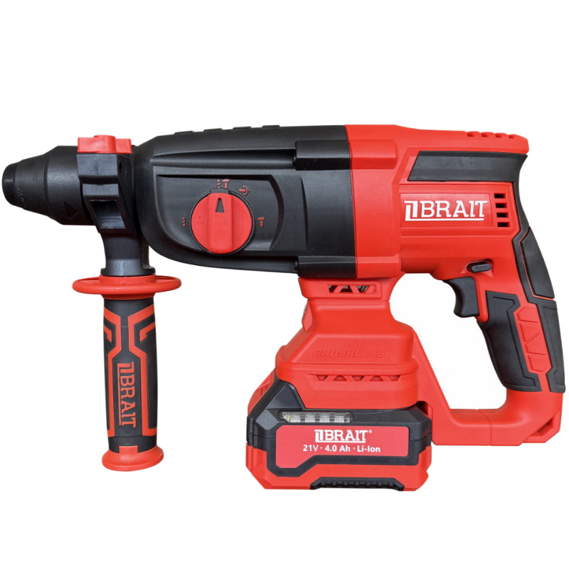 Аккумуляторный перфоратор Brait BCRH28-4DUBL 21.01.276.064 в кейсе в Твери