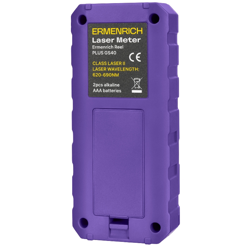 Рулетка лазерная Ermenrich Reel PLUS GS40 86257, фиолетовый в Череповце