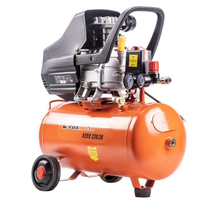 Компрессор масляный коаксиальный FoxWeld AERO 220/24 5069