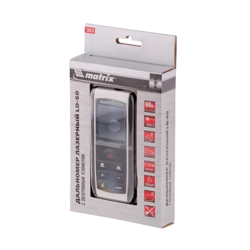 Лазерная измерительная рулетка Matrix LD-60 38016 в Коврове