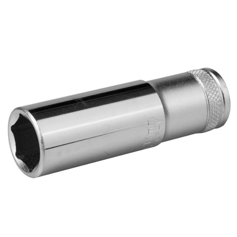 Торцовая головка Kraftool "INDUSTRIE QUALITAT" 27807-17_z01, удлиненная, Cr-V, FLANK, хромосатинированная, 1/2", 17 мм в Иваново