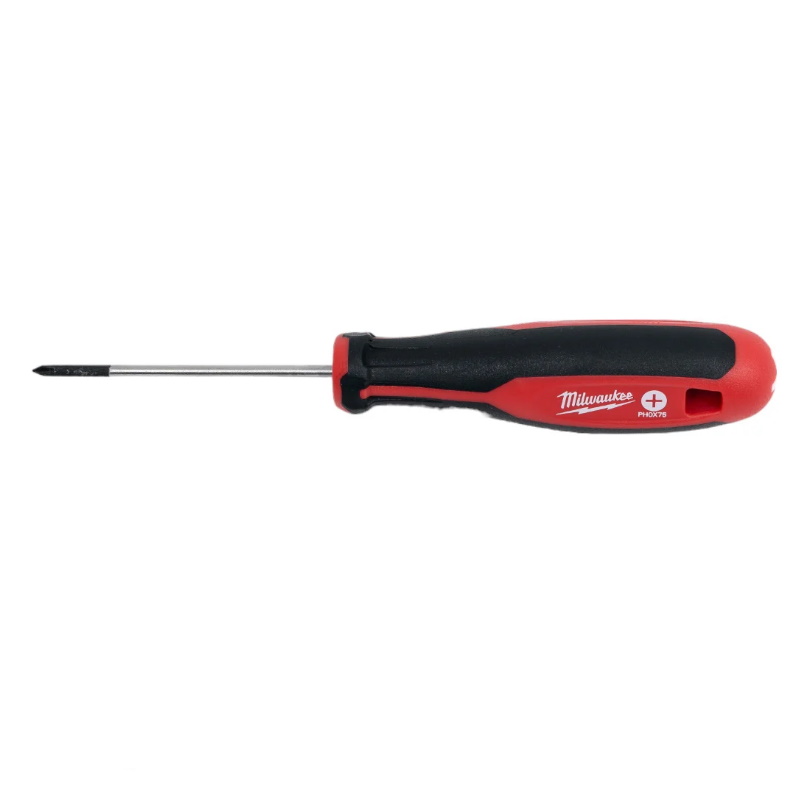 Отвертка магнитная Milwaukee 4932471785, PH0x75, трехгранная рукоятка в Угличе