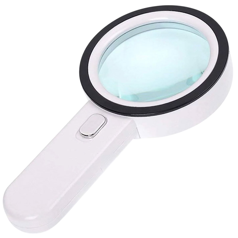 Лупа ручная круглая Kromatech DT7671 83897, 30x, 125 мм, с подсветкой (13 LED) в Угличе
