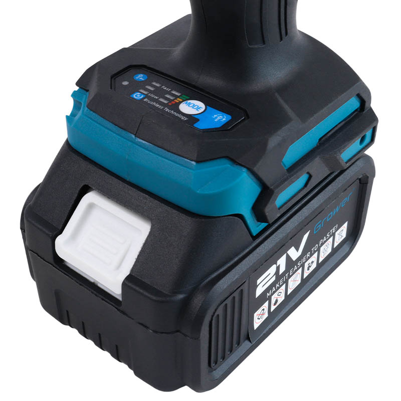 Бесщеточный ударный гайковерт Grower DBL10, 450 Нм, 21v (под Makita LXT), 4Ah аккумулятор 2 шт, в кейсе