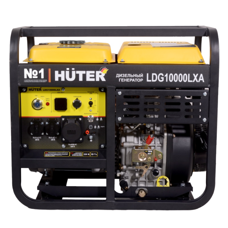 Дизельный генератор Huter LDG 10000LXА, 64/2/9 в Туле