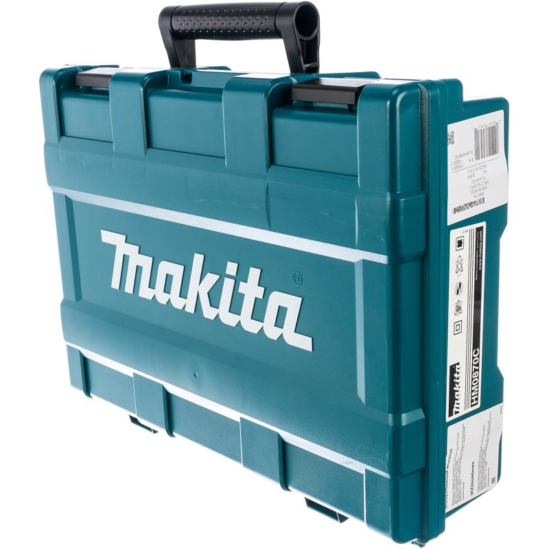 Отбойный молоток Makita HM0870C (тип патрона SDS Max, число ударов/мин 2650, номинальная мощность 1110 вт, кейс)