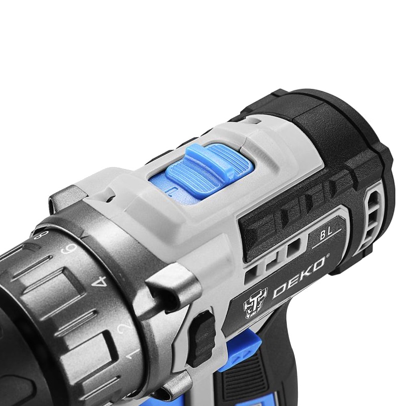 Дрель-шуруповерт аккумуляторная бесщеточная Deko Sharker 20V 063-4455 (без АКБ и з/у) в Переславле