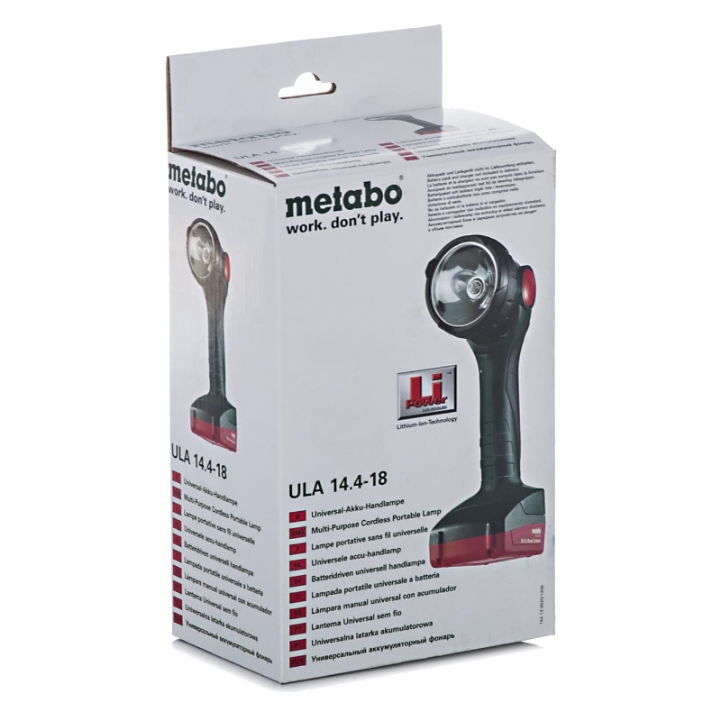 Аккумуляторный фонарь Metabo ULA 14.4-18 602311000 в Твери