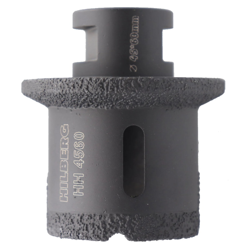 Коронка-фреза алмазная по плитке Hilberg HH4560, 45-60 мм, Super Hard, М14  в Рыбинске