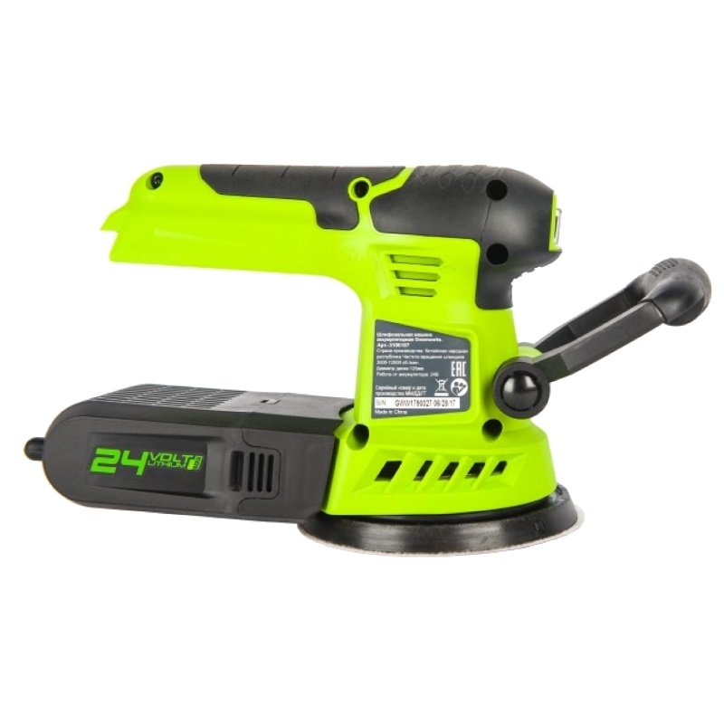 Шлифовальная машина эксцентриковая аккумуляторная Greenworks G24ROS 3100107 (без АКБ и ЗУ) в Угличе