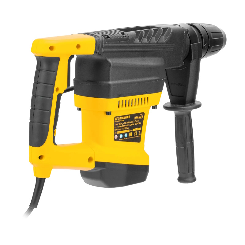Перфоратор электрический Denzel RHVB-1300-40 26621, SDS-Max, 1300 Вт, 10 Дж, 2 режима в Переславле