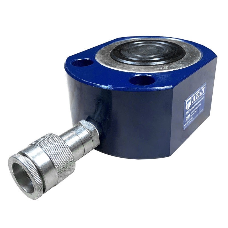 Цилиндр гидравлический низкий AE&T T05050, 50 т