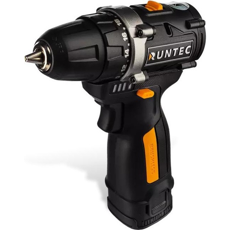 Дрель-шуруповерт Runtec PRO RT-ID122 аккумуляторная 10 мм,16В, 2*2Ач, 45Нм в Иваново