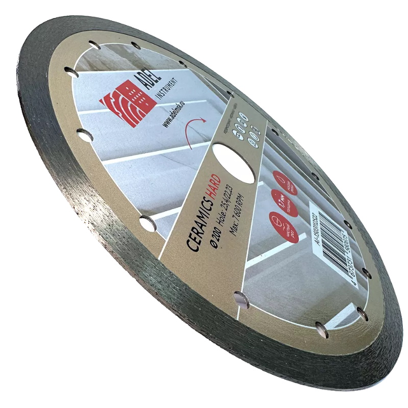 Диск алмазный Adel Instrument Hard Ceramics 00-00018676, сплошной, Ø200*1.7*8*25.4/22.23 в Коврове