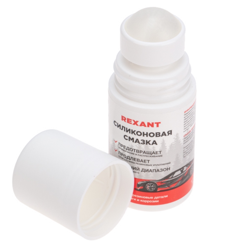 Силиконовая смазка Rexant 85-0073, 50 мл, флакон roll-on в Ярославле