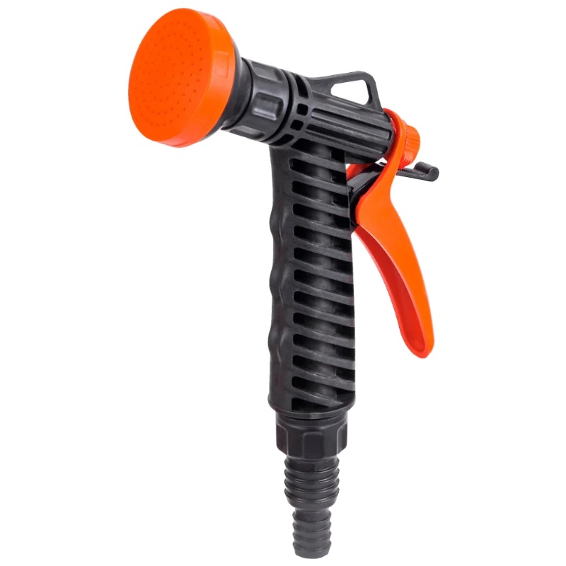 Душ-пистолет поливочный Жук MW-3216-00 с фиксатором, штуцер 1/2" - 3/4" в Угличе