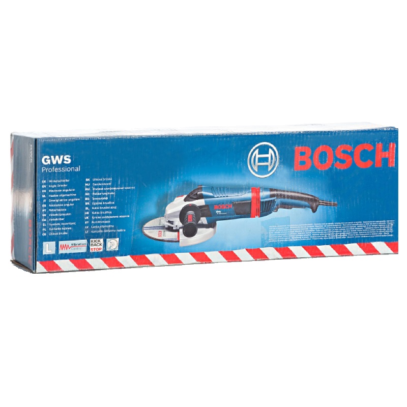 Угловая шлифмашина (болгарка) Bosch GWS 22-180 LVI 0.601.890.D00, 180 мм, 2200 Вт, плавный пуск в Туле