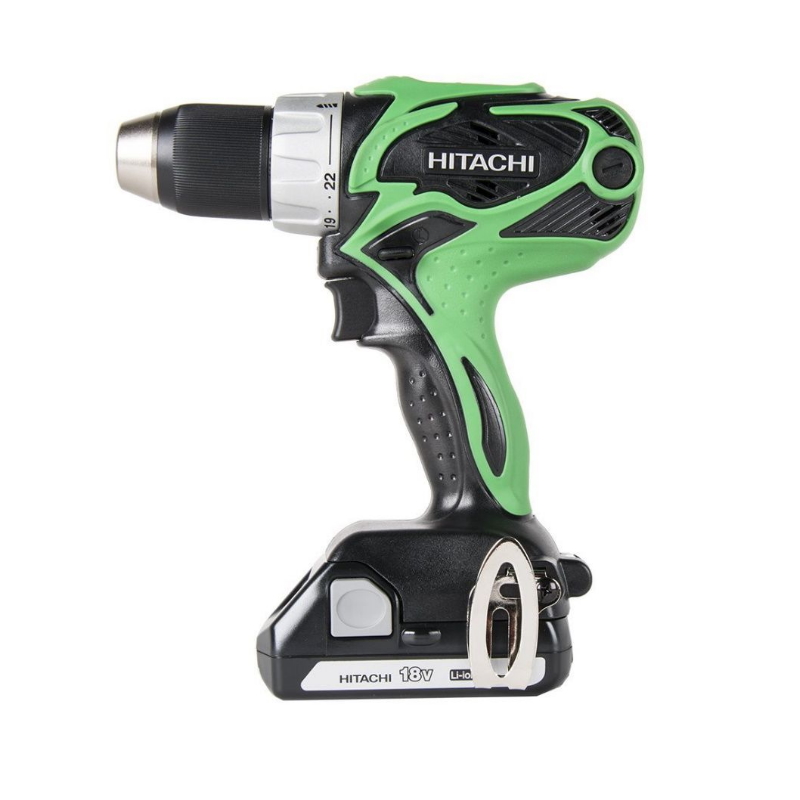 Аккумуляторная дрель-шуруповерт Hitachi DS18DSAL 1.5А в Кинешме