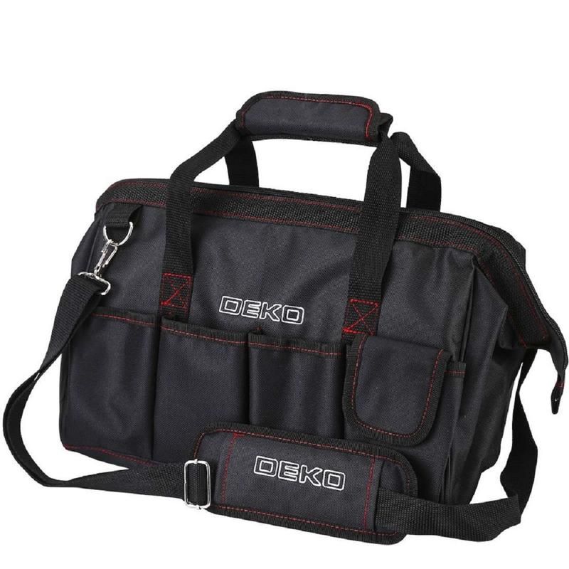 Строительная сумка для инструментов L Deko 065-0802 ручки и ремень 1130₽