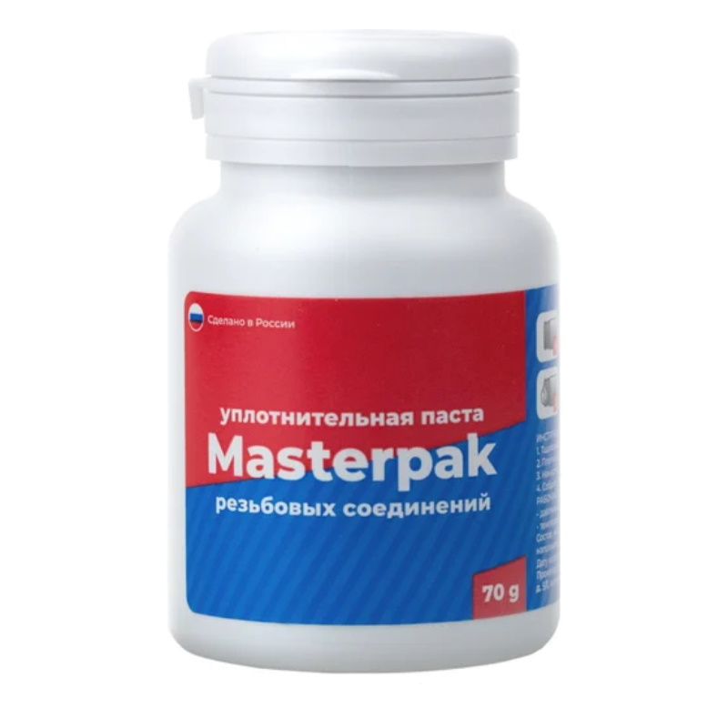 Паста уплотнительная MasterProf Masterpak ИС130213 вода пар 70 г 156₽