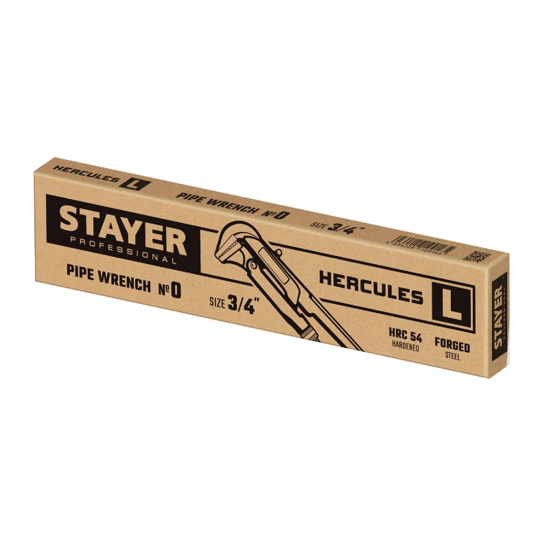 Ключ трубный рычажный Stayer 27331-0, прямые губки, № 0, 3/4"  в Туле