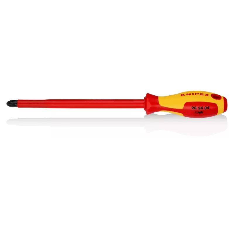 Отвёртка Knipex KN-982404, VDE Phillips PH4 x 200 мм, длина 320 мм, диэлектрическая в Череповце