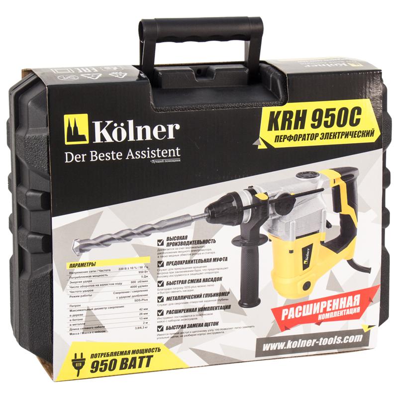 Перфоратор SDS-Plus Kolner KRH 950C, 950 Вт, 5 Дж