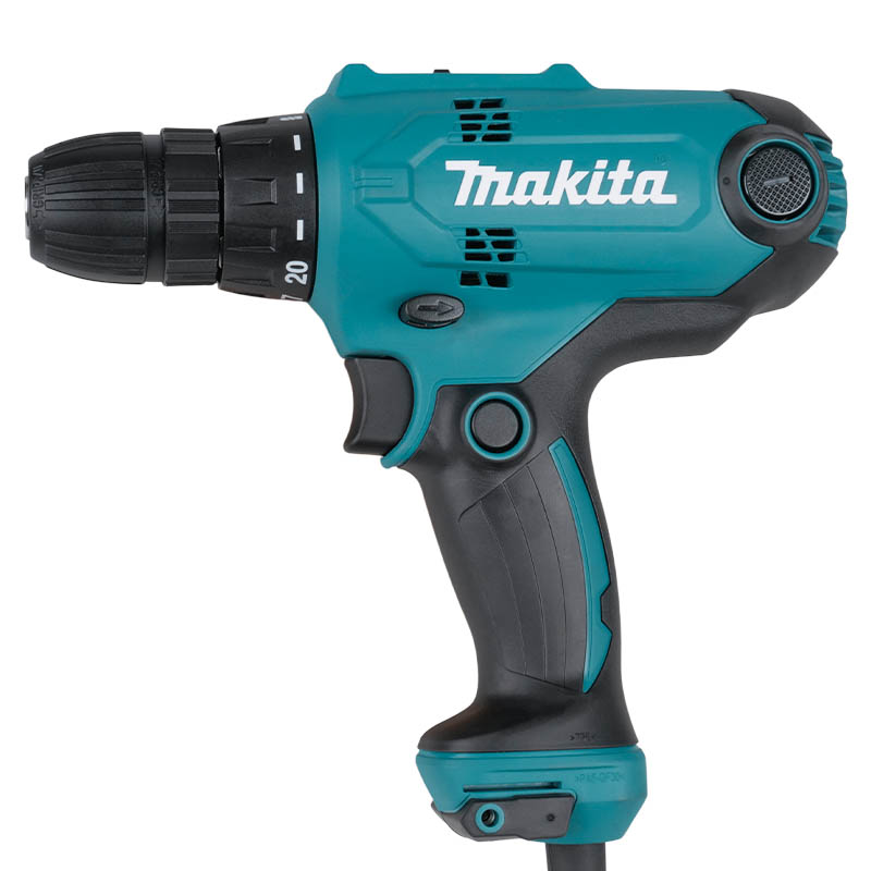 Сетевая дрель-шуруповерт Makita DF0300X3 набор бит D-65028 10 шт 759900₽