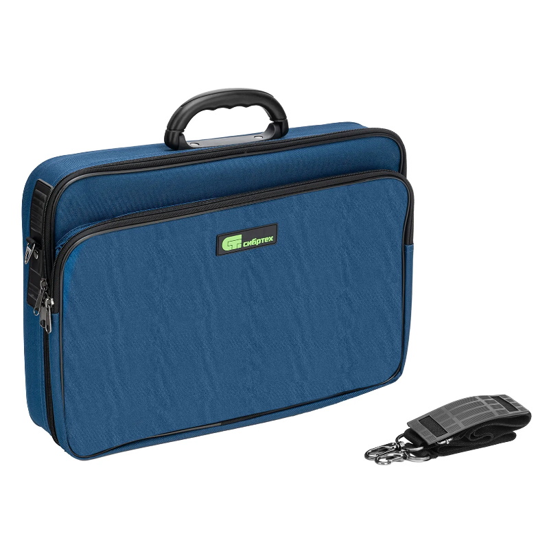 Сумка для инструмента Сибртех 90237 кейс монтера 470х340х110 мм 25 карманов наплечный ремень 3160₽