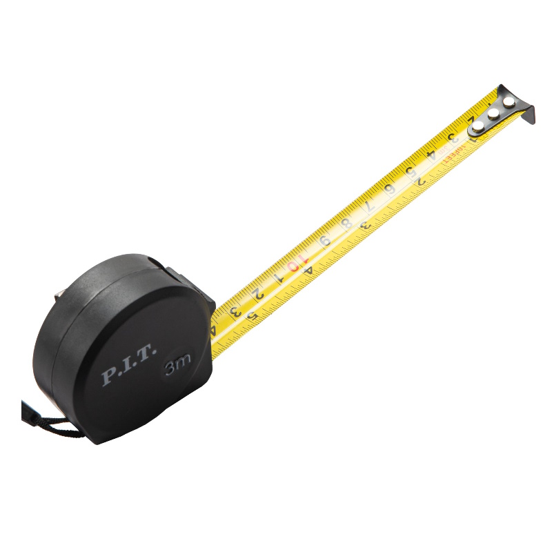 Рулетка с фиксатором P.I.T. CONTROL HTPM03-0316, 3мx16ммх0.03мм, 2 класс, мм/дюймы, ABS в Череповце