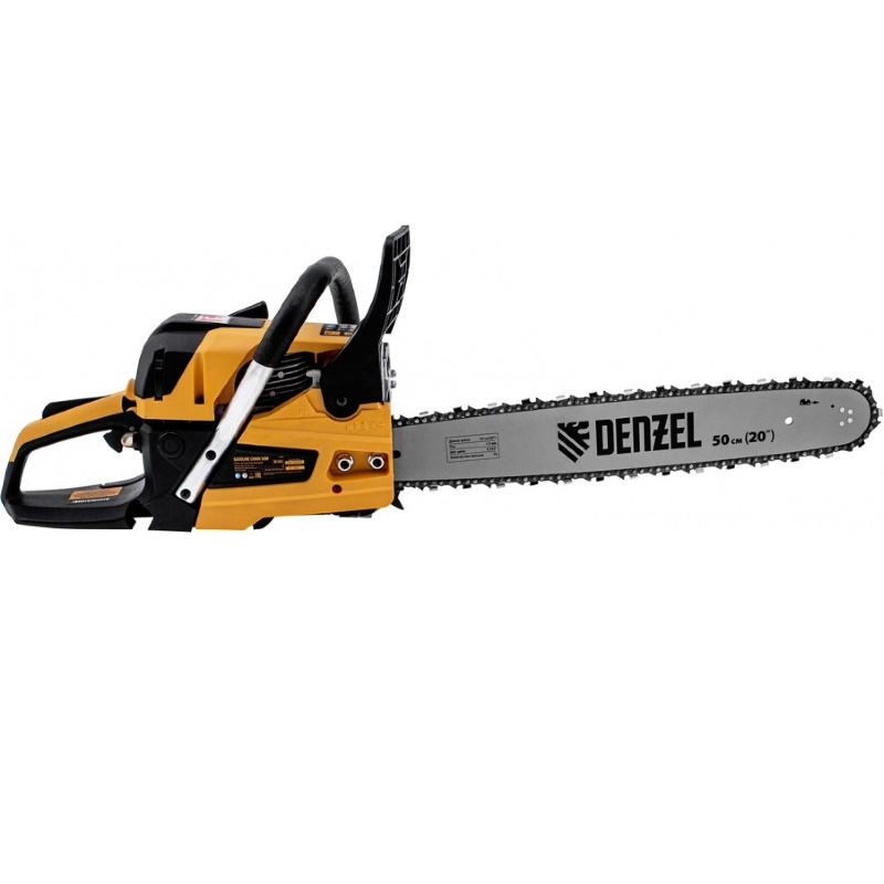 Пила цепная бензиновая Denzel DS-5820 95238, шина 50 см, 58см3, 3,6 л.с, шаг 0,325, паз 1,5 мм