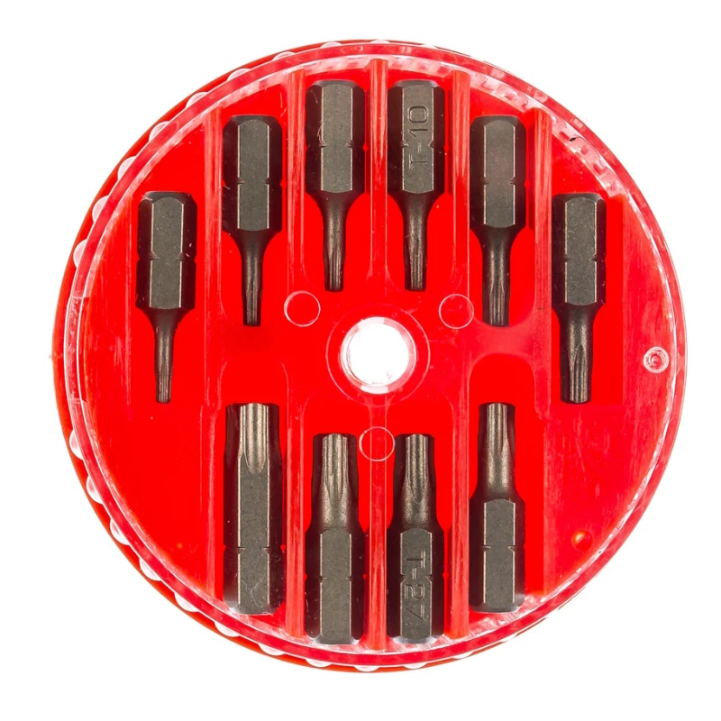 Набор бит JTC JTC-5363 14DR TORX с отверстием T7H-T40H 10 предметов в боксе 760₽