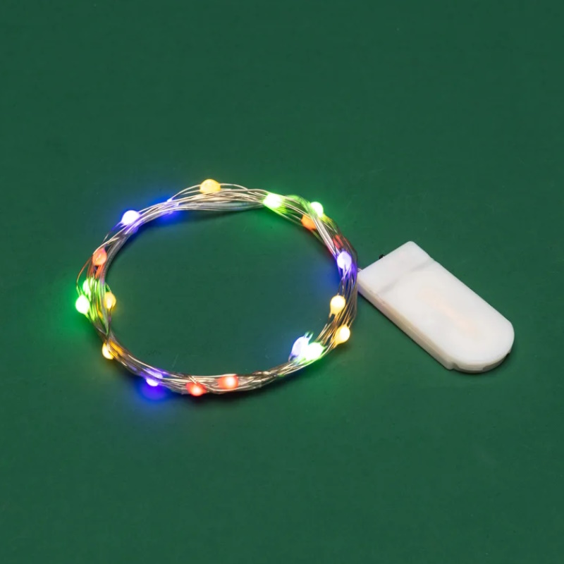 Гирлянда светодиодная Neon-Night "Роса" 302-009 1376590, с крупными каплями, 2м, 20LED, мульти  в Костроме