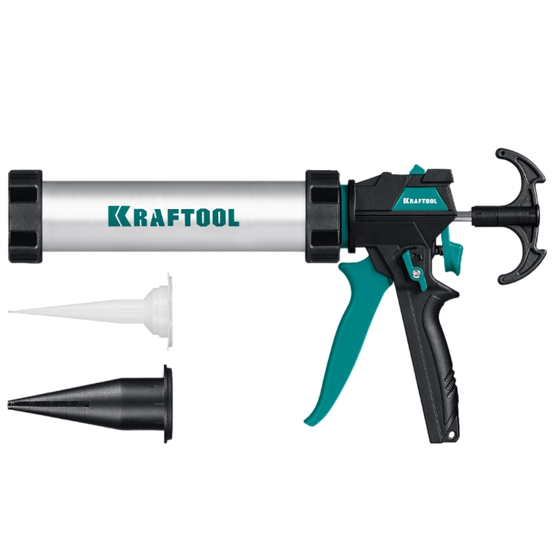 Пистолет Kraftool ULTRA 06677-60 для герметикаа 600 мл, прямой забор, регулировка силы давления, вариативная антикапельная система в Ярославле
