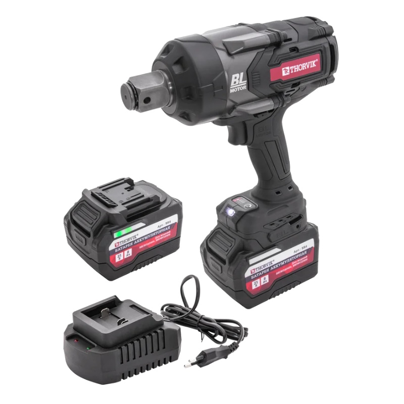 Гайковерт ударный Thorvik BBIW012400 053709, аккумуляторный, бесщёточный, 1"DR, 21В, 2400 Нм в Коврове