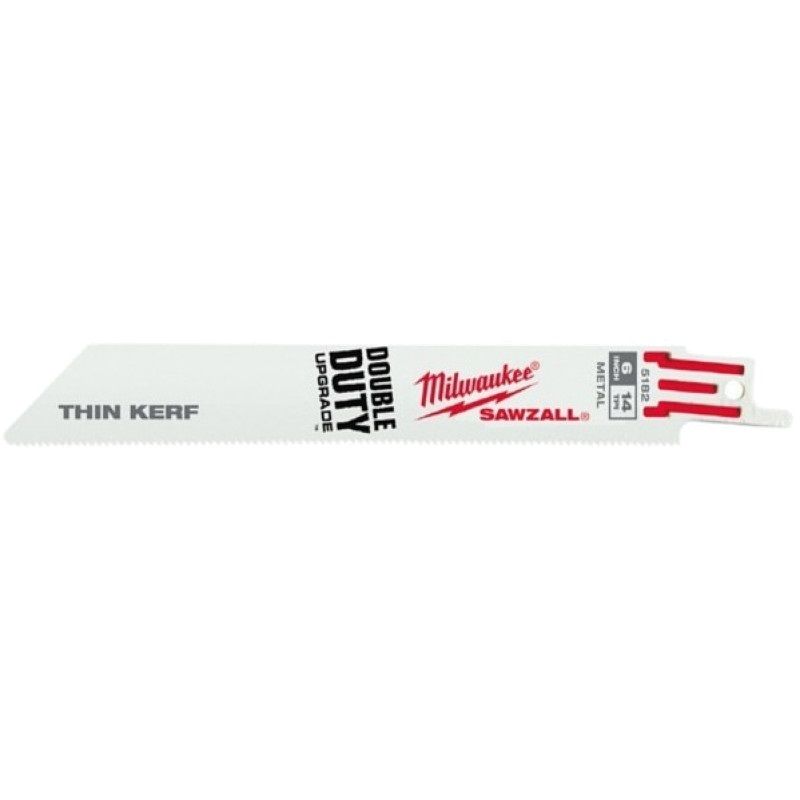 Полотно для сабельной пилы Metal Milwaukee 48005182, 150х1.8 мм, 5 шт. в Костроме