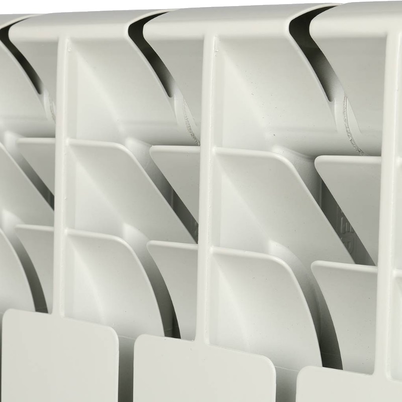 Радиатор алюминиевый Rommer Plus 500 RAL-3210-050008, 8 секций в Костроме