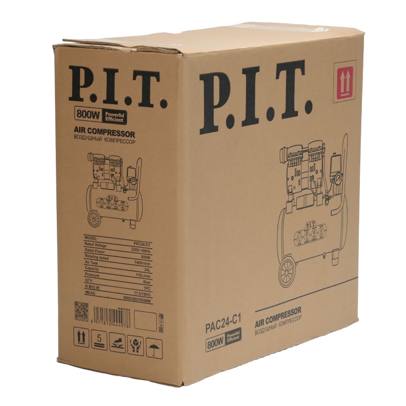 Компрессор P.I.T. PAC24-C1 + Набор инструментов Maxpiler MXT-94-SET в подарок в Рыбинске