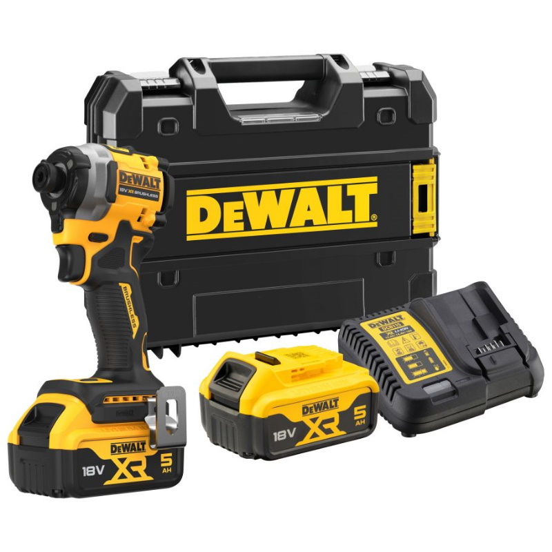 Импульсный винтоверт DeWalt DCF850P2T б./щет., бат. 18 В XR, 5А*ч, 205 H*м, 0-3800 уд./мин., кейс TSTAK в Твери