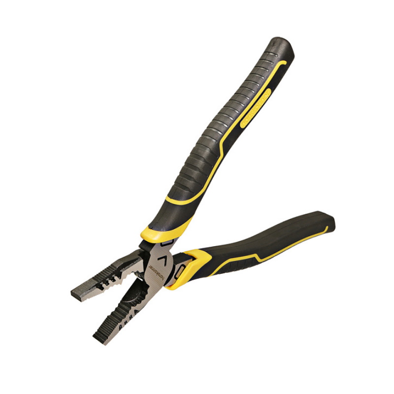 Пассатижи Hanskonner HK1020-02-1-225 225мм, эксц. шарнир,+30% к силе реза, СrV, TPR рук. в Иваново