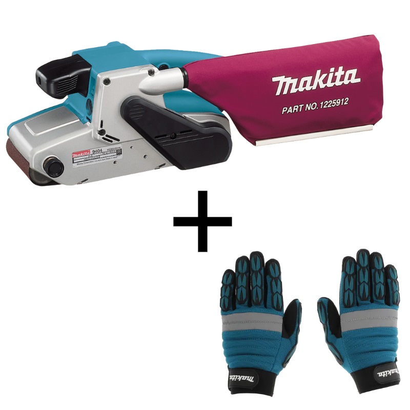 Шлифмашина ленточная Makita 9404 + перчатки в Угличе