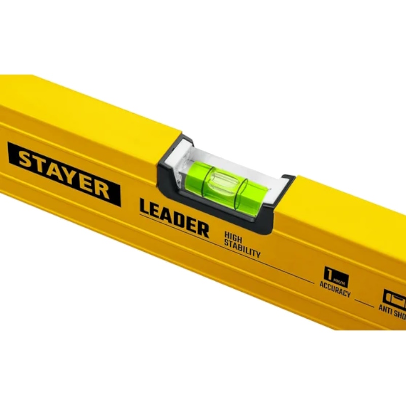 Уровень Stayer LEADER 3466-120, с поворотным глазком, усиленный профиль, 1200 мм  в Муроме