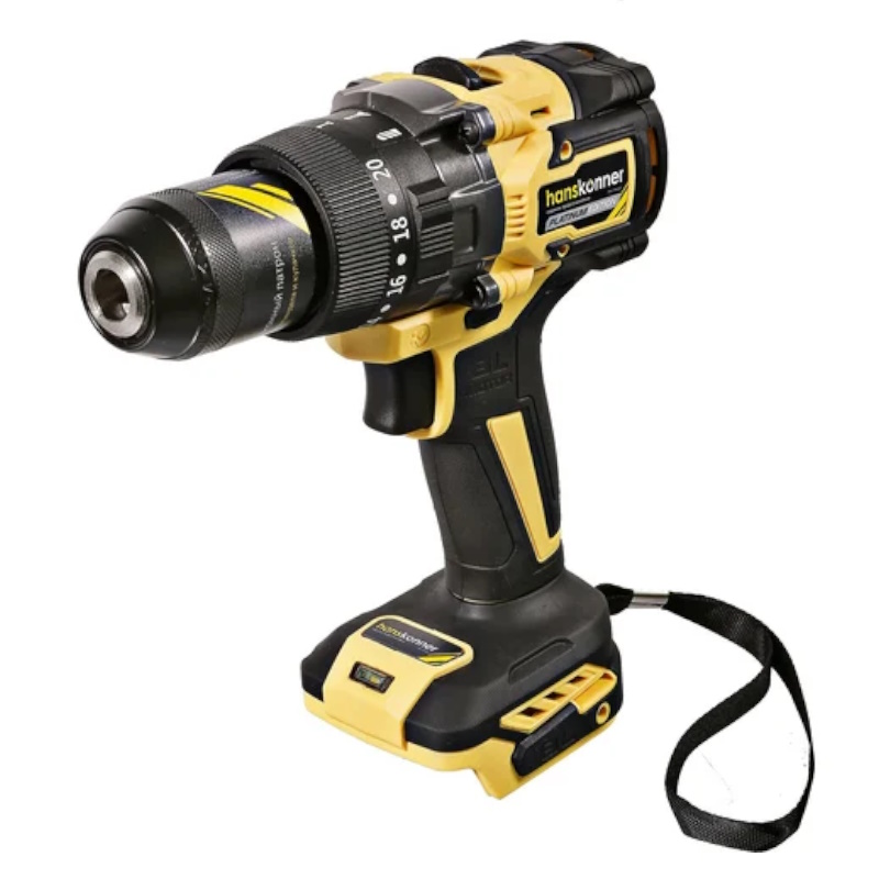 Дрель аккумуляторная Hanskonner HCD18165BL, б/щ удар 1BS,165Нм, под MAKITA LXT, 13мм, без АКБ и ЗУ в Угличе