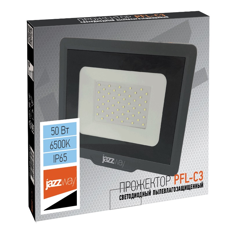 Прожектор светодиодный JazzWay PFL-C3 50W 6500K IP65 5023581 в Иваново